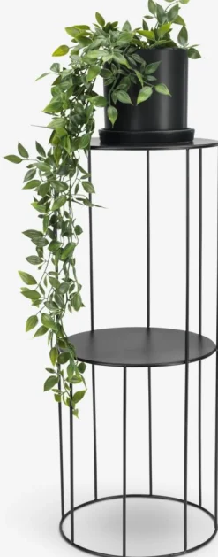 PELLEPiédestal PELLE Ø25xH60cm noir