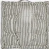 PILCoussin de chaise PIL 40x40x7 beige/noir