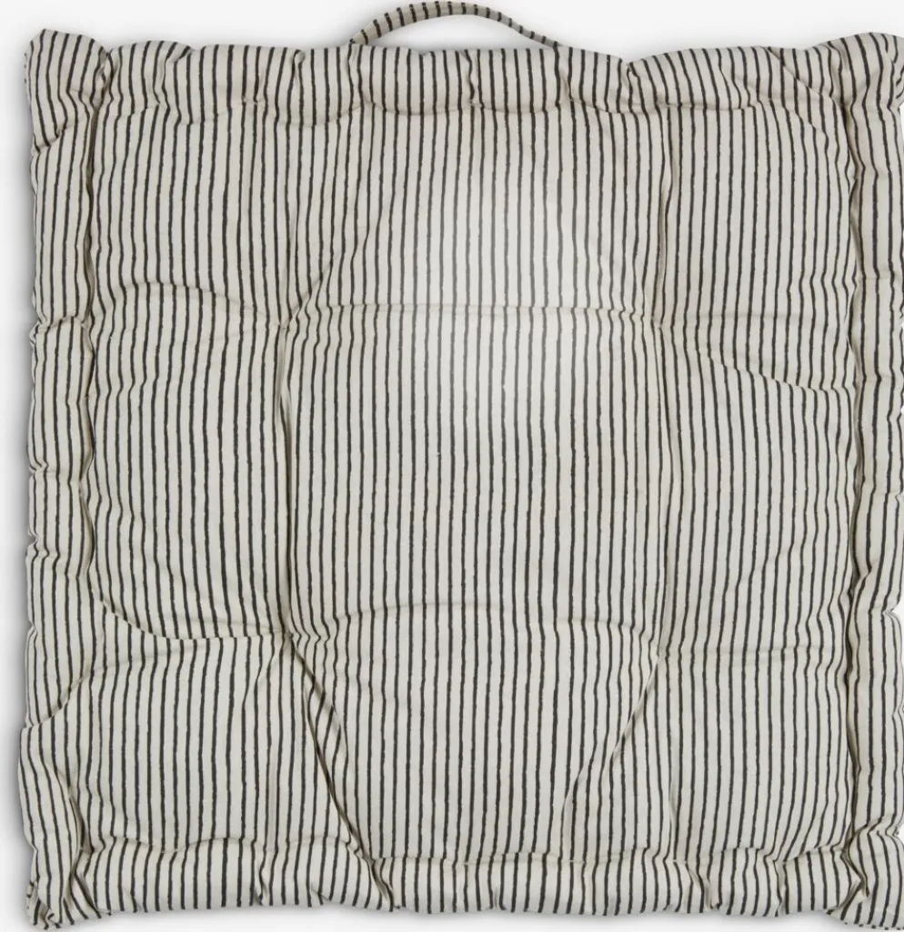 PILCoussin de chaise PIL 40x40x7 beige/noir