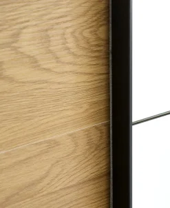 RABERGArmoire RABERG 150x200 a/miroir coloris chêne chaud