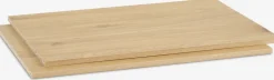 RABERGTablettes p/armoire RABERG 150 2 pcs coloris chêne chaud