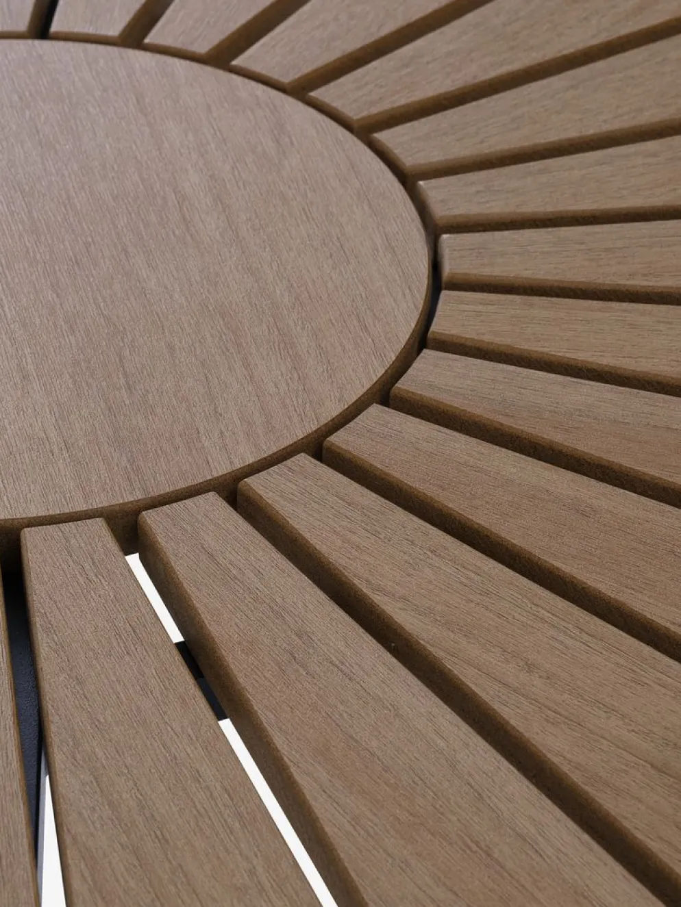 RANGSTRUP + NABERANGSTRUP Ø130 table naturel/noir + 4 NABE chaises noir