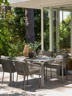 RAUMA + GILJARAUMA L140 table + 4 GILJA chaises sable foncé