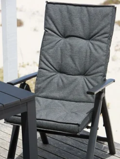 REBSENGECoussin de jardin pour chaise inclinable REBSENGE gris foncé