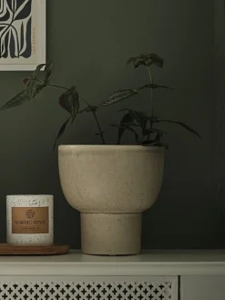 RONNYCache-pot RONNY Ø20xH21cm sable