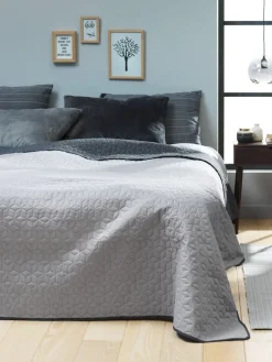 ROSENTRECouvre-lit ROSENTRE 160x220 gris
