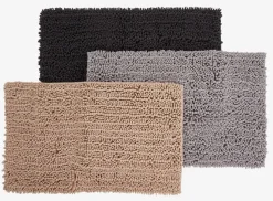 ROSVIKPlusTapis de bain ROSVIK 50x80cm chenille gris