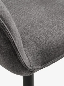 SABROChaise SABRO tissu gris/noir