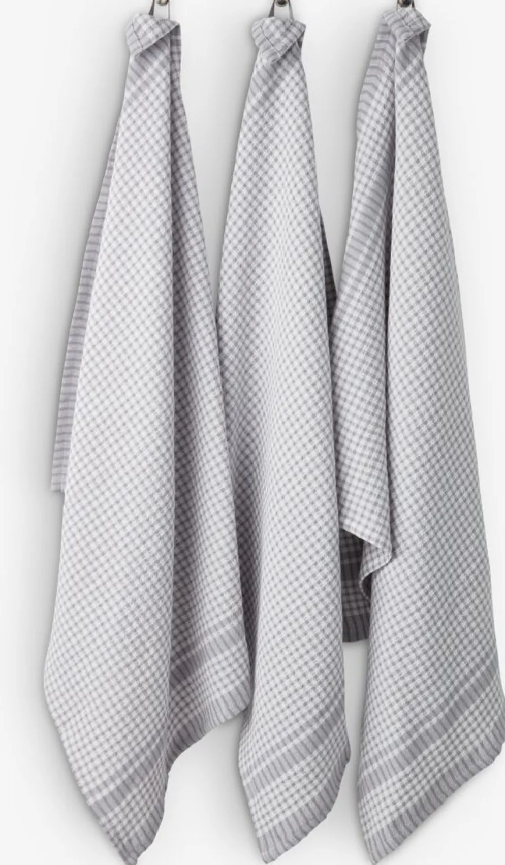 SANDARVETorchon SANDARVE 50x70 gris 3pcs/pqt