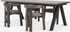 SANDBY + BOVRUPSANDBY L210 table chêne f. + 4 BOVRUP chaises chêne f./brun