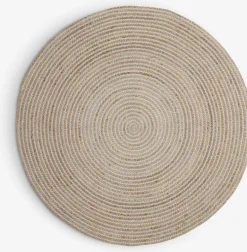 SANDELTRETapis SANDELTRE Ø120 naturel/gris