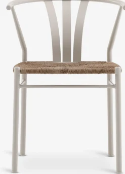 SANDVIG + TAGMARKSANDVIG Ø120 table + 4 TAGMARK chaiess beige