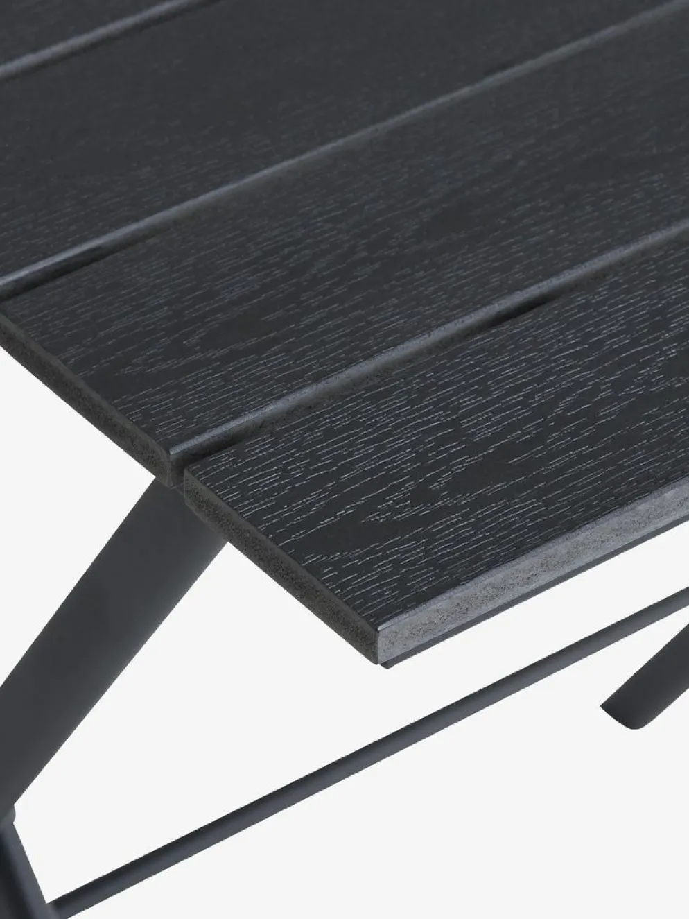 SANDVIKA + GUDHJEMSANDVIKA L65 table + 2 GUDHJEM chaises noir
