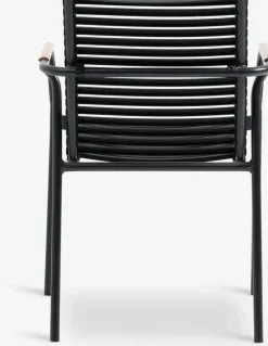 SANDVIKA + NABESANDVIKA L65 table naturel + 2 NABE chaises noir