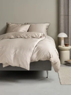 SANNAGoldParure de lit Satin SANNA 240x220 sable