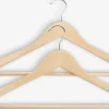 SIGFRIDCintres SIGFRID L45cm bois p/manteau 2pcs/pqt