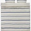 SILJEGoldParure de lit SILJE Fil teint 240x200 marine