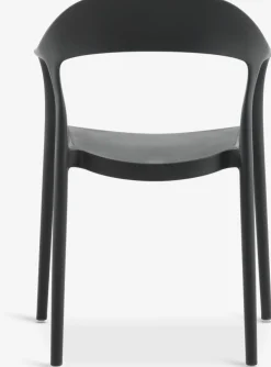 SIRDAL + NANNESTADSIRDAL L91 table eucalyptus + 4 NANNESTAD chaises gris foncé