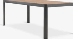 SIRDAL + SIRDALSIRDAL L211 table eucalyptus + 4 SIRDAL chaises gris