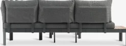 SIRDALEnsemble lounge SIRDAL 5 personnes gris foncé