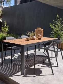 SIRDALTable de jardin SIRDAL l91xL211 eucalyptus