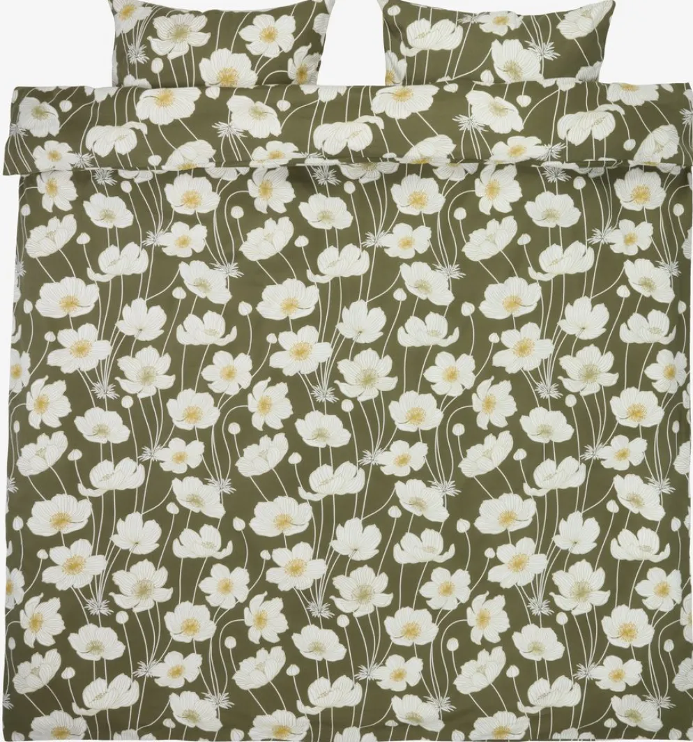 SIWPlusParure de lit Flanelle SIW 240x220 olive