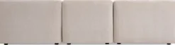 SKEJBYCanapé modulable SKEJBY 3 personnes a/pouf tissu beige