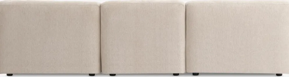 SKEJBYCanapé modulable SKEJBY 5 personnes angle beige