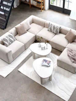 SKEJBYModule canapé SKEJBY angle/extrémité tissu beige