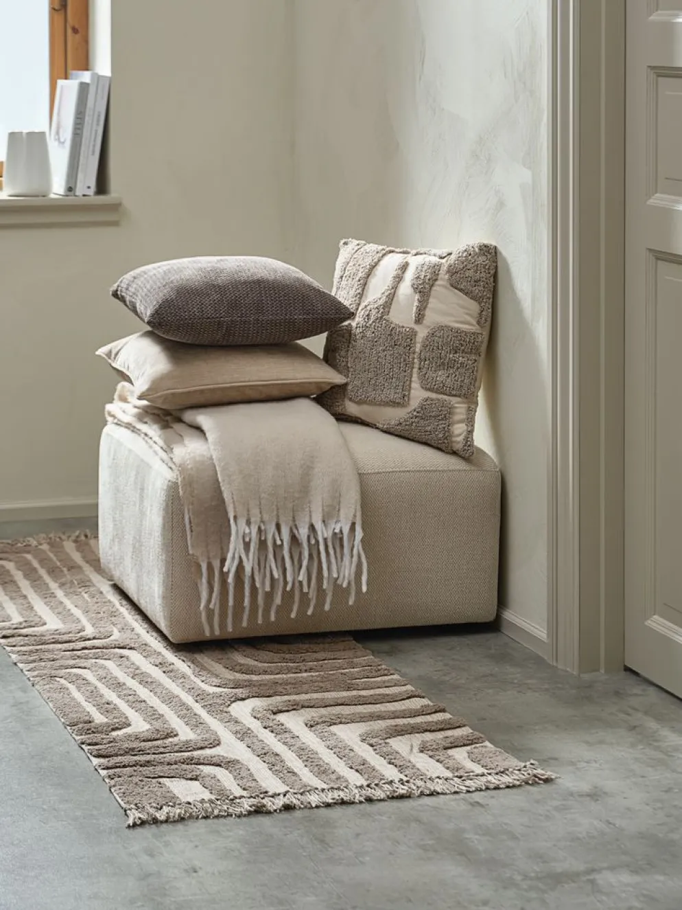 SKOGFIOLCoussin SKOGFIOL 45x45 gris