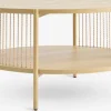 SNESLEVTable basse SNESLEV Ø70 coloris chêne naturel