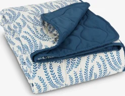 SOMMEREIKCouverture matelassée SOMMEREIK 130x170 bleu/blanc