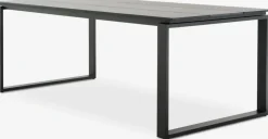 SONNERUP + ILDERHUSESONNERUP L215 table gis + 4 ILDERHUSE chaises noir