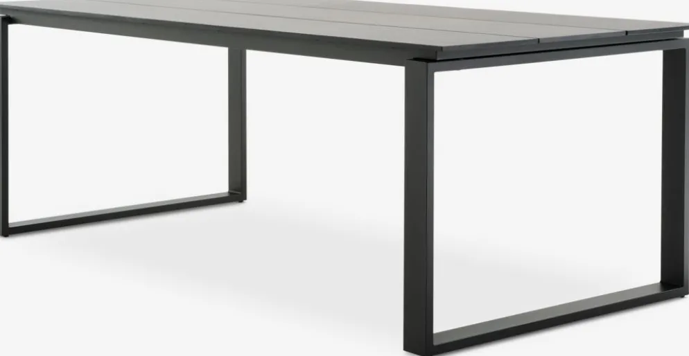 SONNERUP + INGSTRUPSONNERUP L215 table gris + 4 INGSTRUP chaises noir
