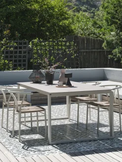 SONNERUP + TAGMARKSONNERUP L215 table + 4 TAGMARK chaises beige