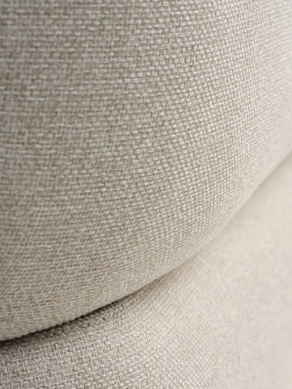 STADILCanapé STADIL ouvert gauche ovale tissu beige/coloris ch.
