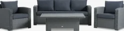 STAVERNEnsemble lounge STAVERN 5 personnes gris