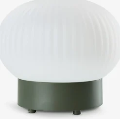 STORFUGLLampe de table rechargeable STORFUGL Ø15xH10cm vert foncé