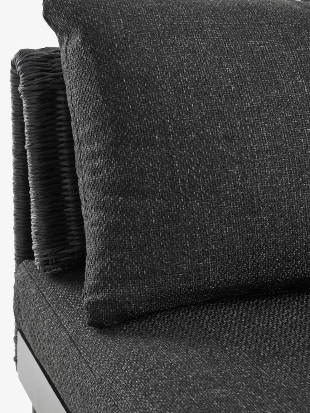 STORLIEN + VOSSEnsemble lounge STORLIEN travertin + VOSS 2 personnes noir