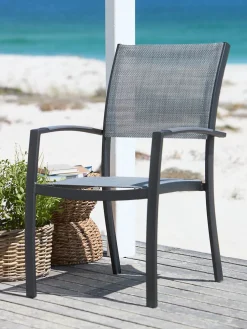 STRANDBYChaise empilable STRANDBY gris