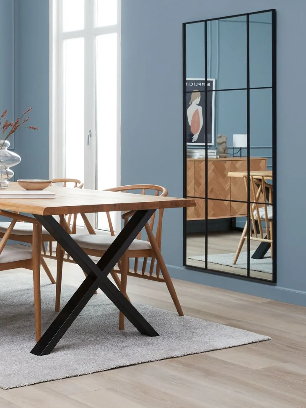 STUDSTRUPMiroir STUDSTRUP 80x180 noir