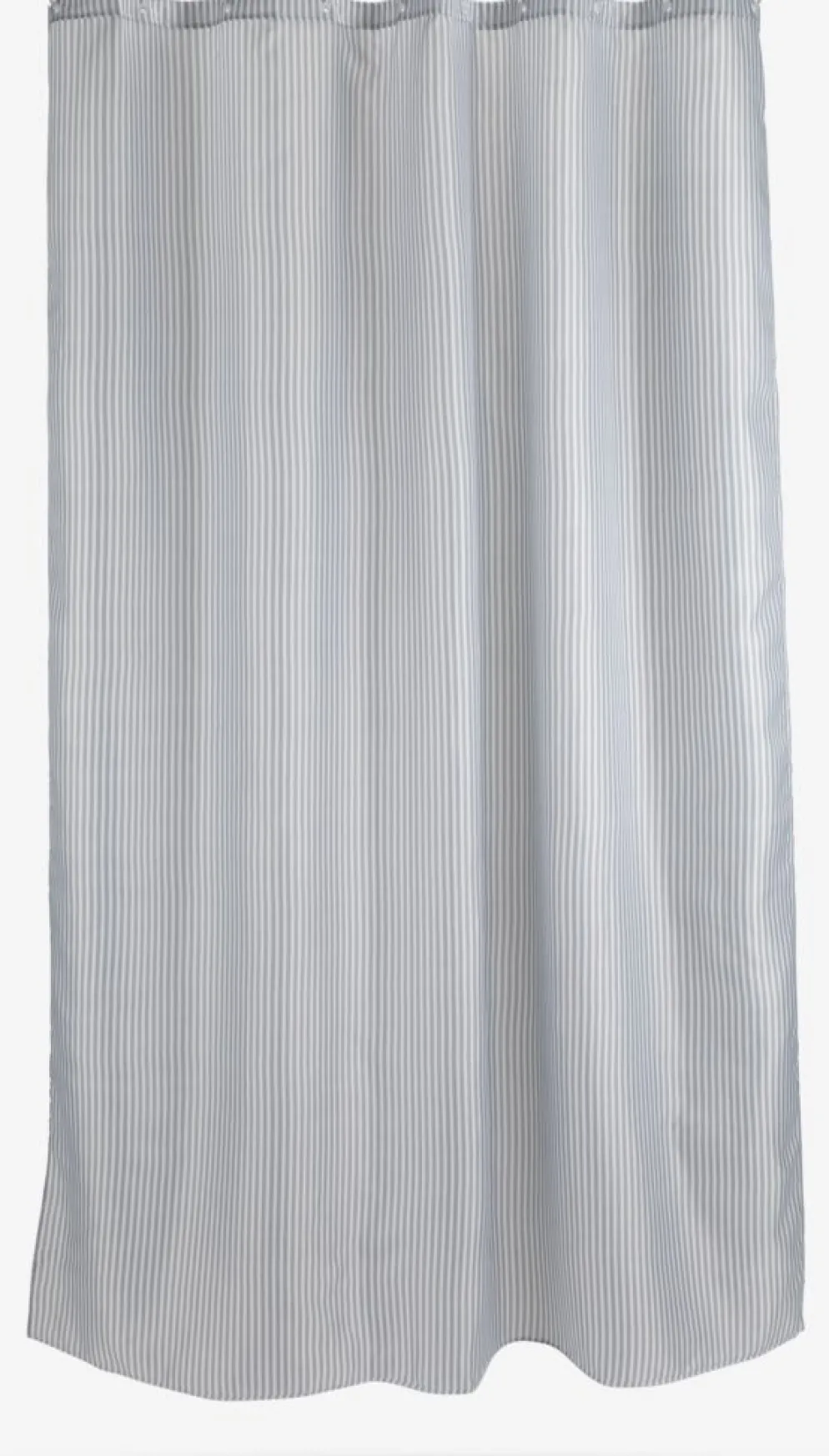 SUNDBYPlusRideau de douche SUNDBY 180x200 cm gris/blanc
