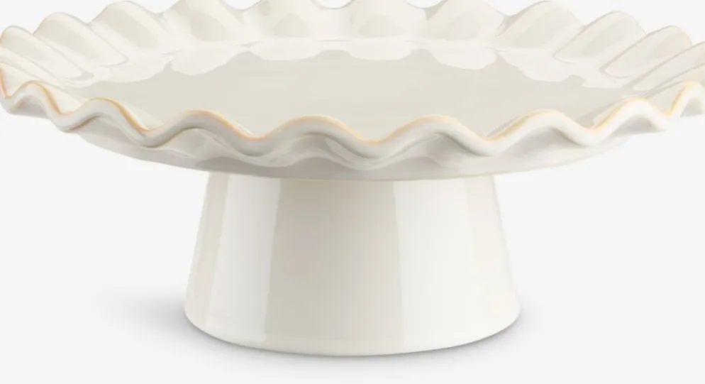 SUNEPrésentoir à gâteau SUNE Ø28xH10cm blanc