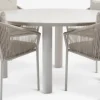 SURNADAL + GILJASURNADAL Ø150 table + 4 GILJA chaises beige