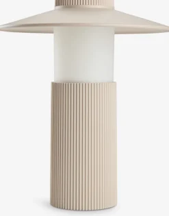 SVANELampe de table rechargeable SVANE Ø21xH25cm sable