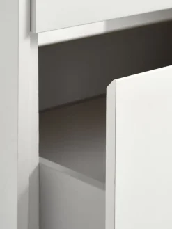 TANGBJERGLit a/rangement TANGBJERG 90/180x200 blanc