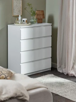 TANGECommode 4 tiroirs TANGE blanc