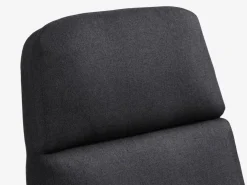 TANKEDALFauteuil inclinable a/repose-pieds TANKEDAL tissu gris foncé