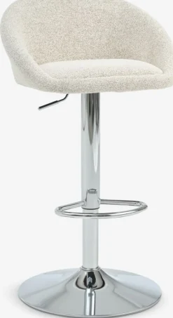 TAULOVChaise de bar TAULOV beige/chrome