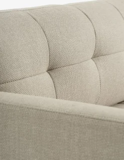 TEGLHUSECanapé convertible méridienne TEGLHUSE tissu beige